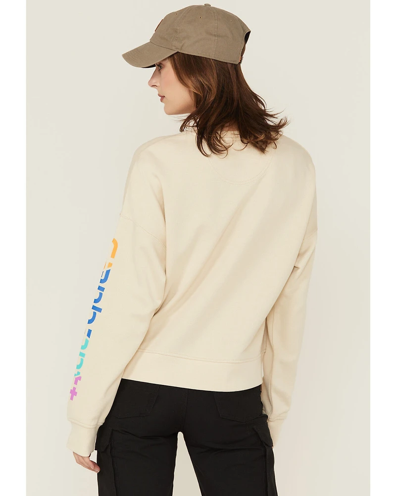 Carhartt Women's TENCEL™ Fiber Series Loose Fit Long Sleeve Graphic Sweatshirt
