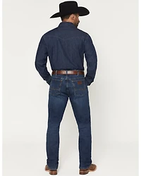 Wrangler Retro Men's 88MWZ Ozark Dark Wash Slim Straight Stretch Denim Jeans