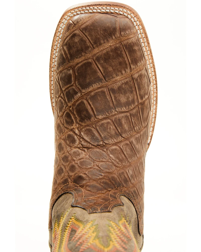 El Dorado Men's Exotic Alligator Western Boots
