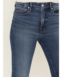 Good American Women's Waist Dark Wash High Rise Skinny Stretch Denim Jeans
