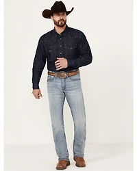 Cody James Men's Buckskin Wash Jackson Slim Straight Stretch Denim Jeans