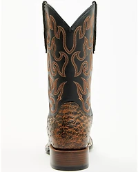 Cody James Men's Exotic Full Quill Ostrich Western Boots - Broad Square Toe