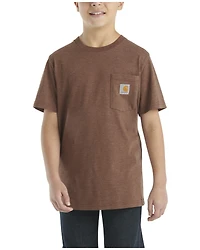 Carhartt Little Boys' Solid Short Sleeve Pocket T-Shirt