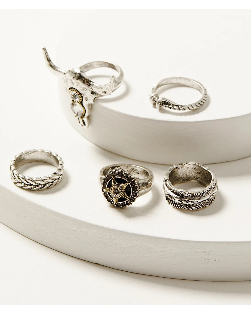 Idyllwind Women's Eastdale Ring Set - 5 Piece