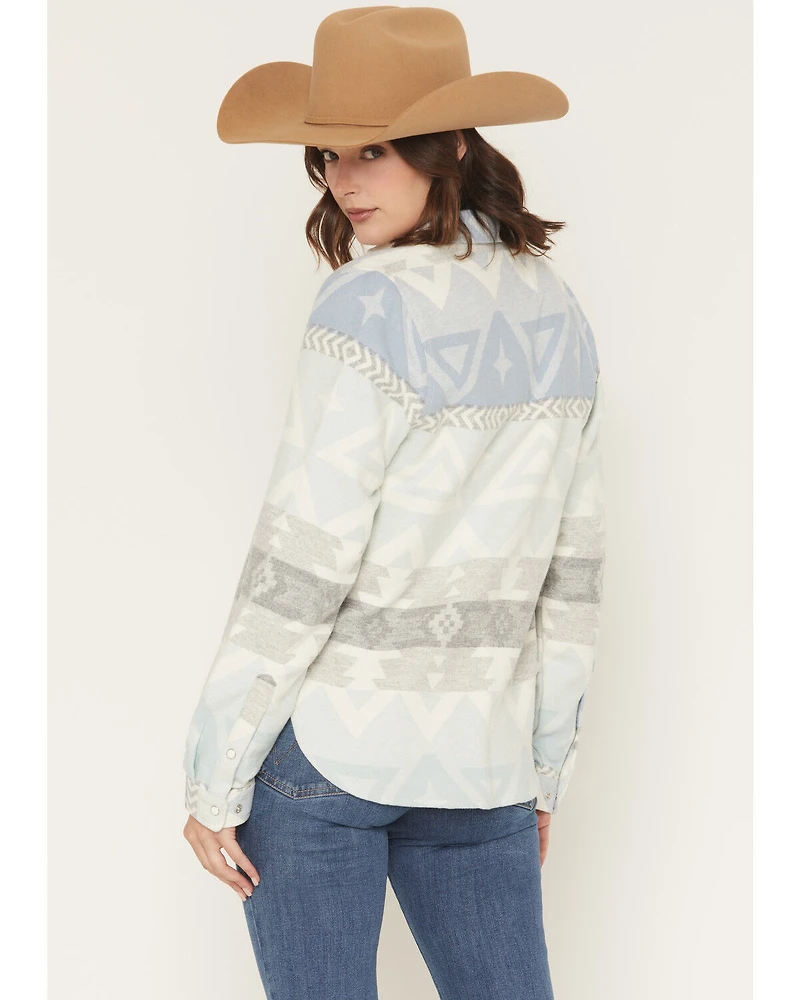 Outback Trading Co Women's Camille Southwestern Print Snap Western Shirt