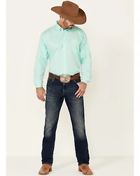 C‌inch Men's Solid Long Sleeve Button-Down Western Shirt