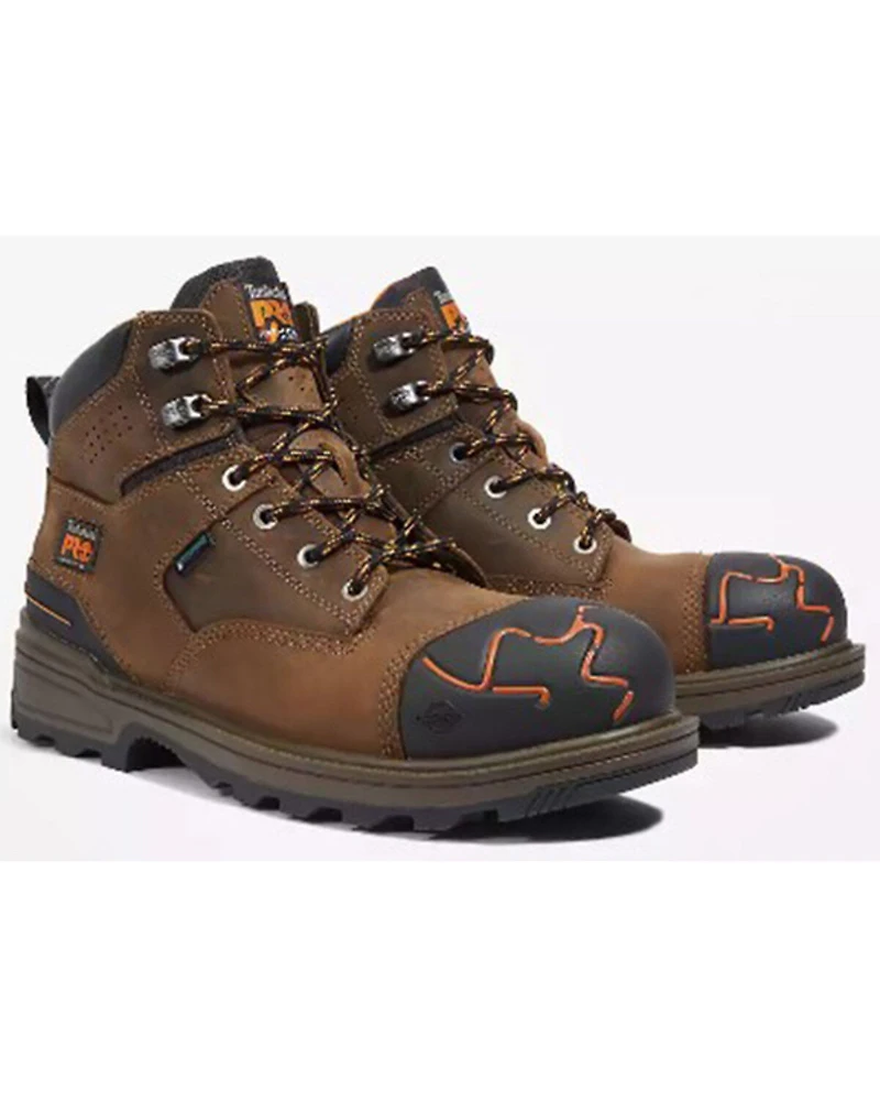 Timberland Pro Men's 6" Magnitude Waterproof Work Boots - Composite Toe