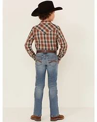 Wrangler 20X Boys' Wright 42 Vintage Bootcut Stretch Denim Jeans