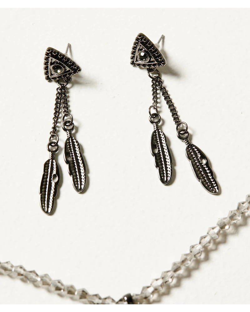 Shyanne Women's Enchanted Forest Diamond Chain Jewelry Set - 2 Piece