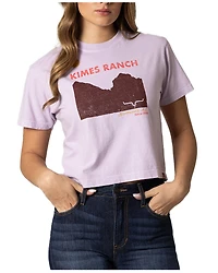 Kimes Ranch Women's Desert Trip Short Sleeve Cropped Graphic Tee