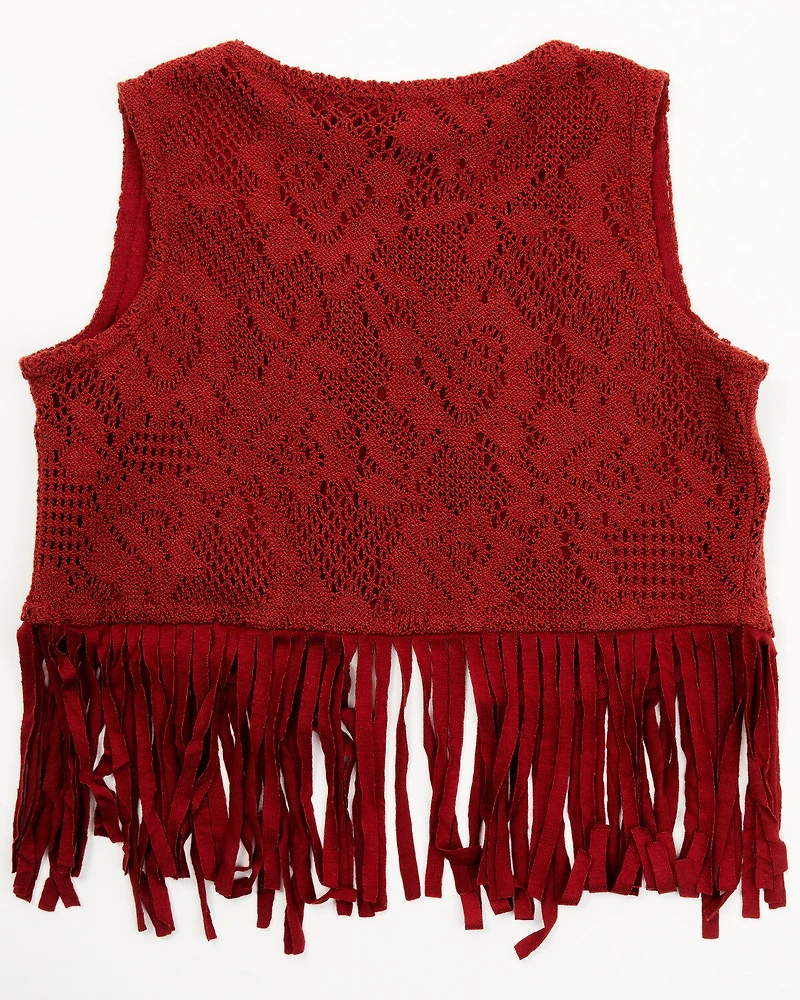 Shyanne Toddler Girls' Lace Fringe Vest
