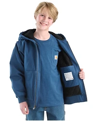 Carhartt Boys' Canvas Insulated Hooded Jacket