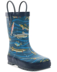 Western Chief Boys' Gone Fish'n Rain Boots