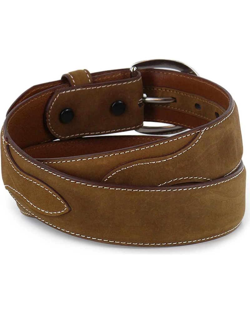 Silver Creek Men's Billet Overlay Western Belt
