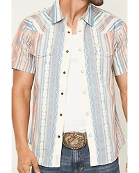 Sendero Provisions Men's Wyatt Serape Striped Short Sleeve Snap Western Shirt