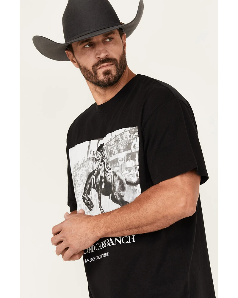 Diamond Cross Ranch Men's Walter Riding Short Sleeve Graphic T-Shirt