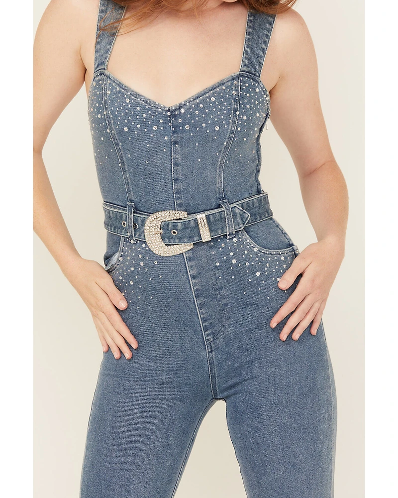 Show Me Your Mumu Women's Venetian Rhinestone Jumpsuit