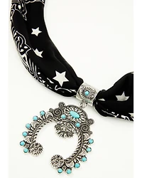 Idyllwind Women's Laurinda Squash Blossom Bandana Necklace