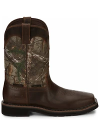Justin Men's Trekker Waterproof Western Work Boots - Composite Toe