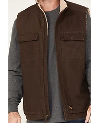 Hawx Men's Weathered Sherpa Lined Work Vest