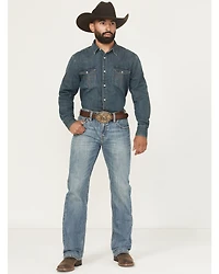 Rock & Roll Denim Men's Boot Barn Exclusive Dark Wash Pistol Straight Jeans