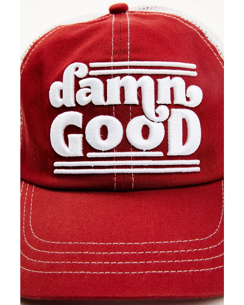 Idyllwind Women's Damn Good Embroidered Mesh-Back Ball Cap