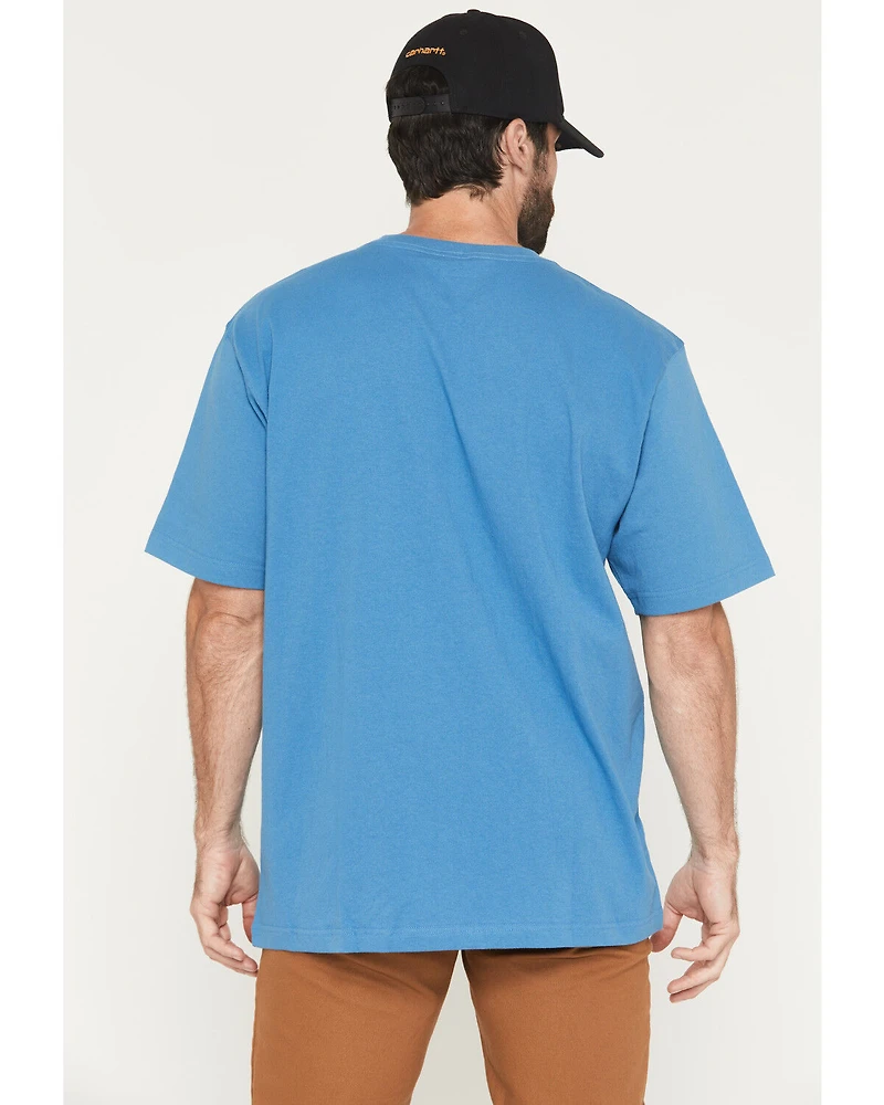 Carhartt Men's Loose Fit Heavyweight Logo Pocket Work T-Shirt