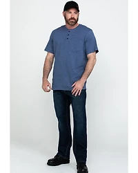 Hawx Men's Pocket Henley Short Sleeve Work T-Shirt - Tall