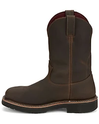 Justin Men's 11" Billings USA Waterproof Pull-On Work Boots - Steel Toe