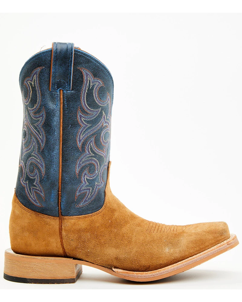 Justin Men's 11" Fergus Roughout Performance Western Boots - Square Toe