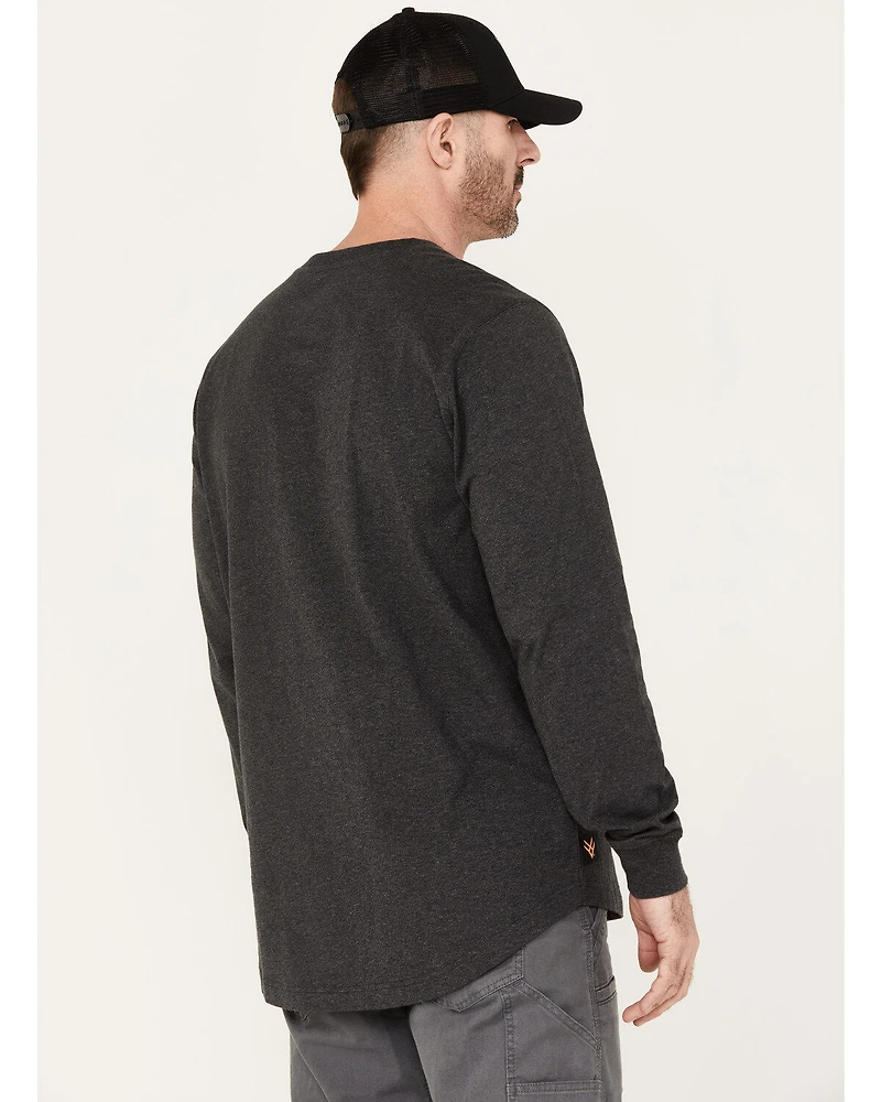 Hawx Men's Logo Long Sleeve Work T-Shirt