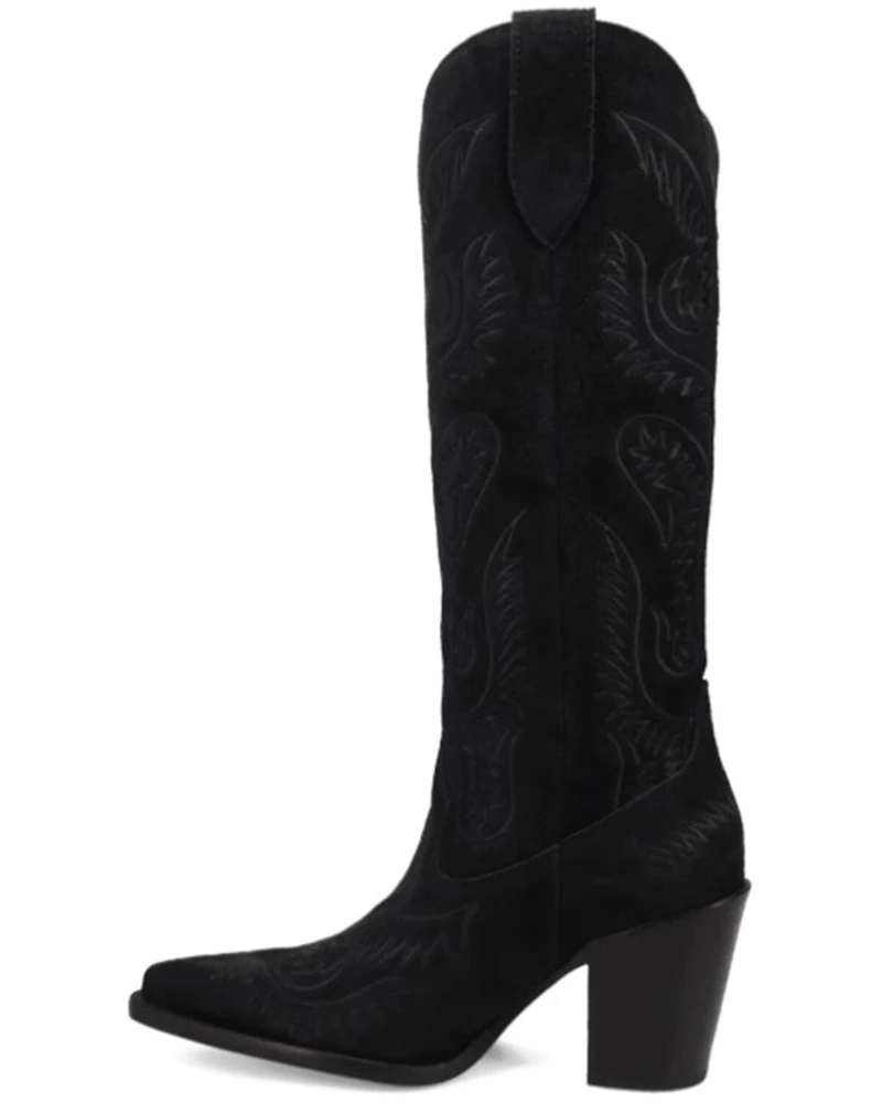 Dingo Women's Evita Tall Suede Western Boots - Snip Toe