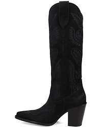 Dingo Women's Evita Tall Suede Western Boots - Snip Toe