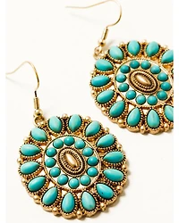 Shyanne Women's Summer Solstice Concho Statement Earrings