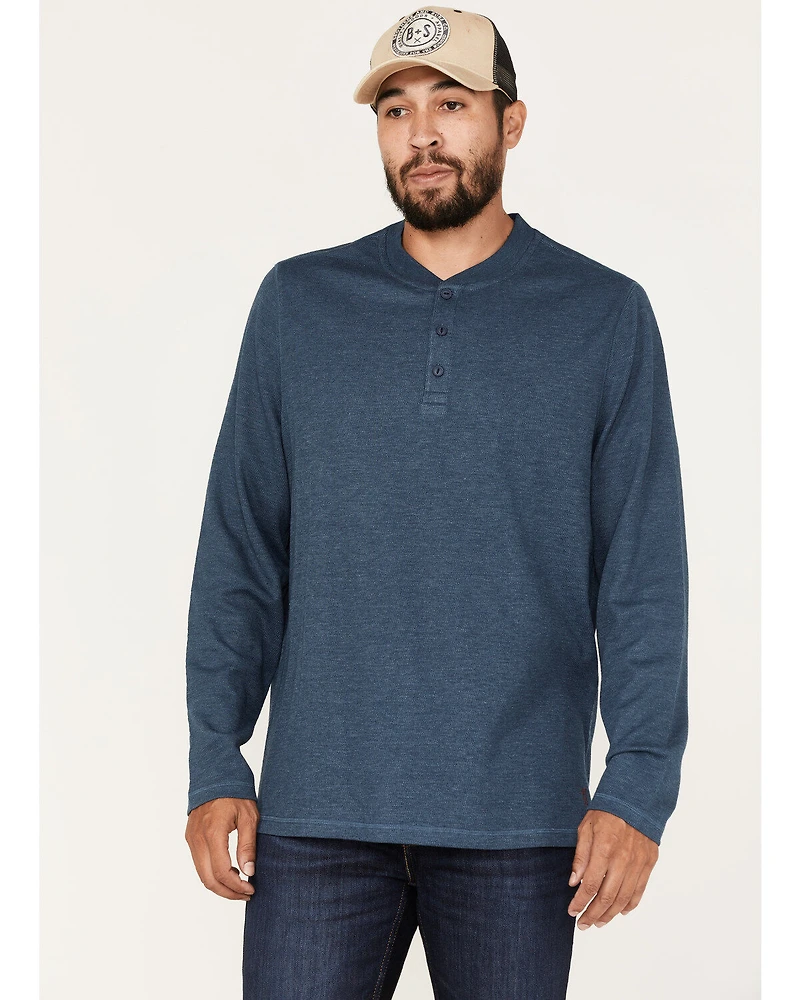 Brothers and Sons Men's Henley Thermal T-Shirt