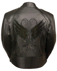 Milwaukee Leather Women's Stud & Wing Jacket
