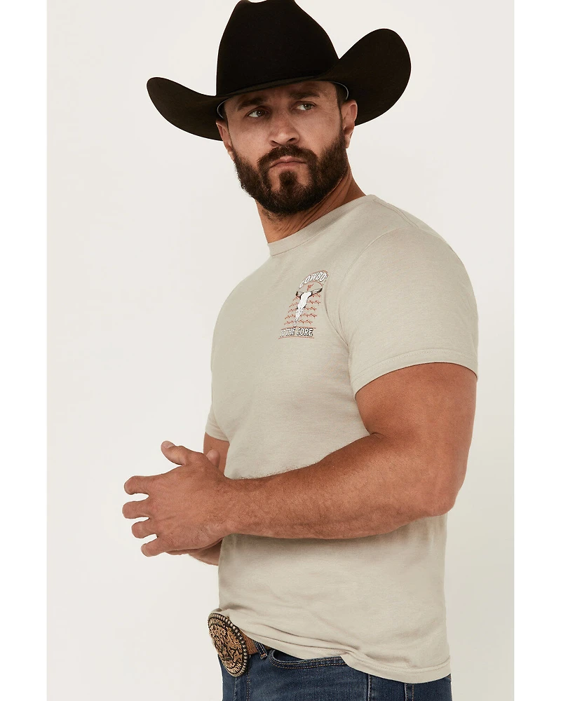 Cowboy Hardware Men's To The Core Short Sleeve Graphic T-Shirt