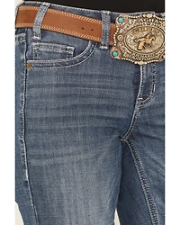 Rock & Roll Denim Women's Medium Wash Trouser Stretch Jeans
