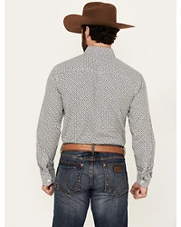 Cinch Men's Geo Print Long Sleeve Button-Down Western Shirt