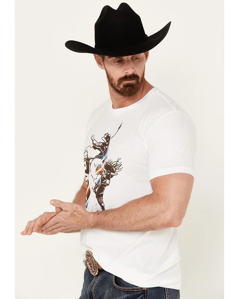 RANK 45® Men's Neil Holmes Bull Rider Short Sleeve Graphic T-Shirt