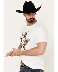 RANK 45® Men's Neil Holmes Bull Rider Short Sleeve Graphic T-Shirt
