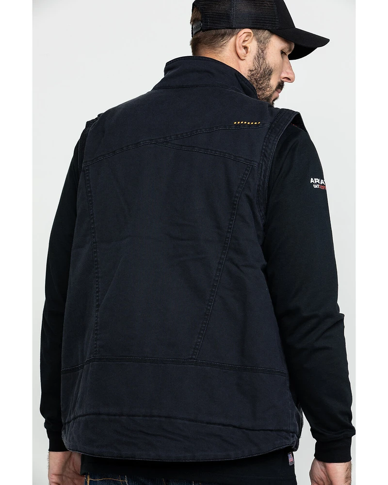 Ariat Men's Rebar Washed Dura Canvas Insulated Work Vest - Tall