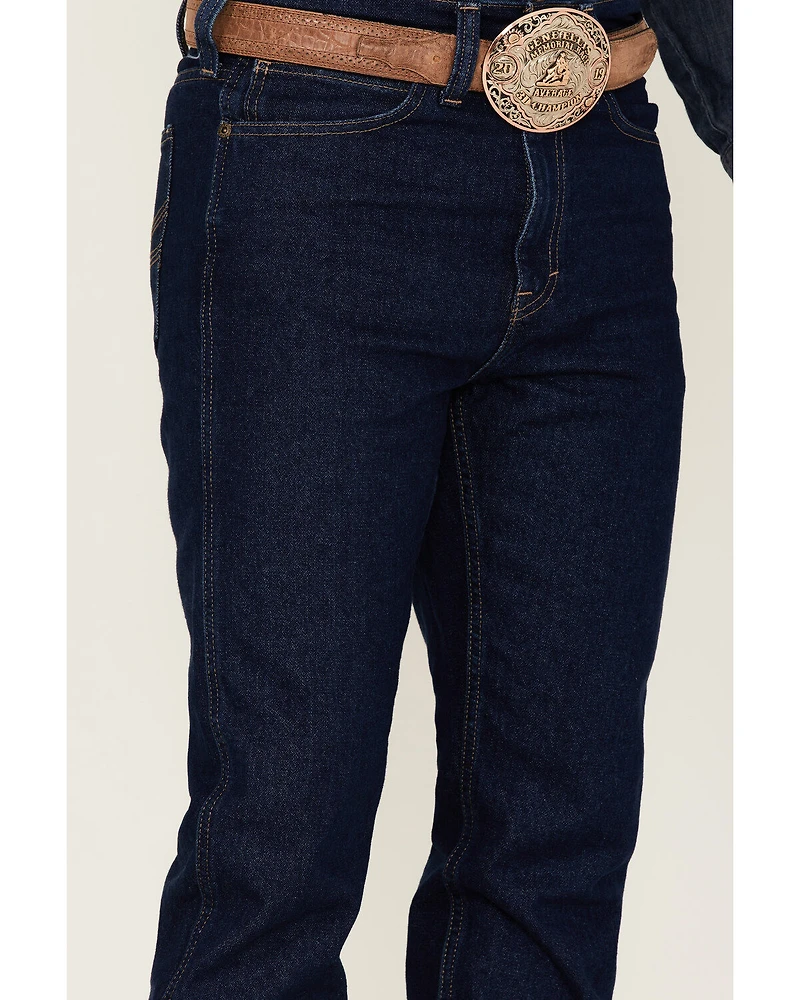 Blue Ranchwear Men's Bucking Wash Bronson Slim Straight Denim Jeans