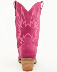 Dingo Little Girls' Thunder Road Suede Western Boots - Snip Toe