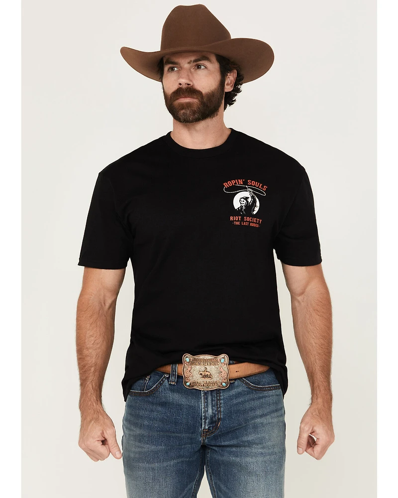 Riot Society Men's Boot Barn Exclusive Ropin' Souls Reaper Short Sleeve Graphic T-Shirt