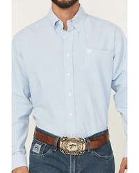 Cinch Men's Solid Long Sleeve Button-Down Western Shirt