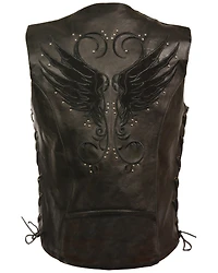Milwaukee Leather Women's Stud & Wings Vest - 4X