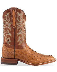 Justin Men's Full Quill Ostrich Western Boots