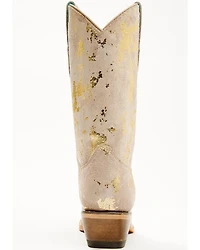 Corral Girls' Golden Touches Suede Western Boots - Snip Toe