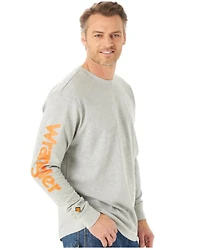 Wrangler FR Men's Wrench Skull Graphic Long Sleeve Work T-Shirt - Big